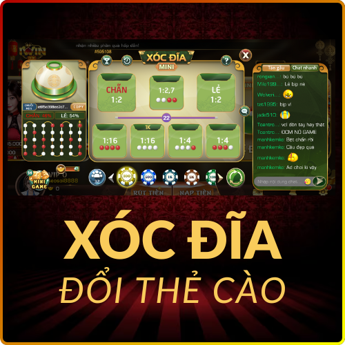Top Xóc Đĩa Đổi Thẻ Cào Thành Công 100%